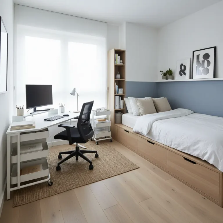 Saving Corner Standing Desks for Small Bedrooms